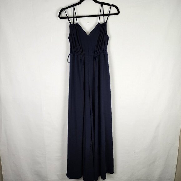 Forest Lily Double Strap Wide Leg Jumpsuit M - Picture 1 of 7